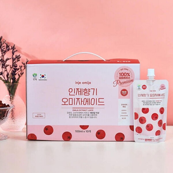 합성첨가물 무첨가 인제향기 프리미엄 오미자 에이드 주스 100ml